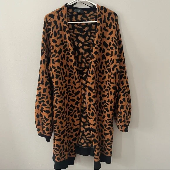 Missguided Longline Cardigan in Leopard - Picture 5 of 5